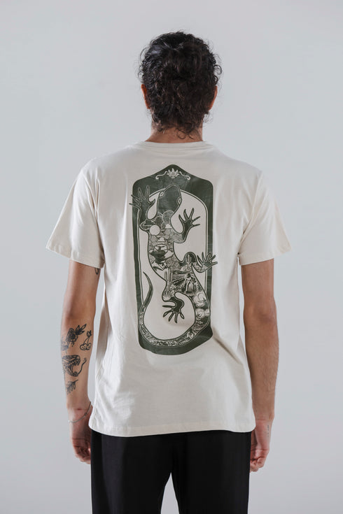Camiseta Agroecológica Sertão Arado Areia - Fit Regular
